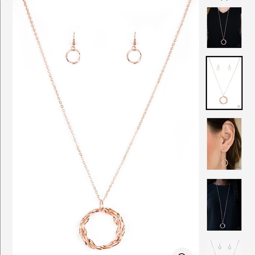 🆕 Millennial Minimalist gold necklace set